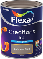 Flexa creations lak zijdeglans wit morning snow 750 ml