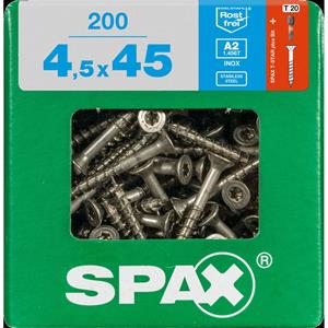 Spax - A2 rostfrei trx 4,5X45 200 st - size please select - color