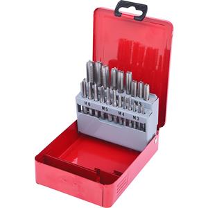 kstools KS Tools HSS Co-handdraadboorset M, plaatstalen cassette, 21 delen, M3 - M12
