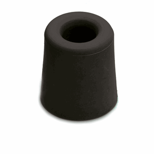 DX Deurbuffer Stootbuffer Ã30x24mm Rubber Zwart DBR 24 BE