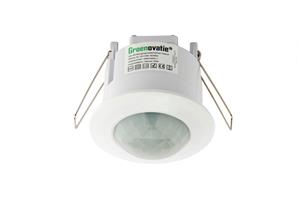 Groenovatie LED PIR Bewegingsmelder/Sensor Inbouw Plafond, IP20, Wit