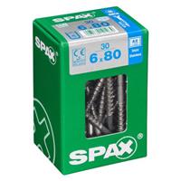 Spax universeel schroef 'T-STAR' rvs staal 6 x 80 mm - 30 pcs