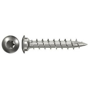 Fischer 660704 Paalschroeven 7 mm 50 mm Binnen-Torx RVS 50 stuk(s)