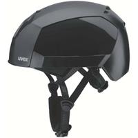Uvex Schutzhelm perfexxion 9720940 schwarz, Industrie-, Bergsteiger- und Fahrradhelm, Drehrad, Euroslotaufnahme - GrÃ¶ÃŸe:M - 