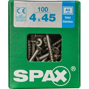 Spax universeelschroef T-Star RVS 4x45mm 100st