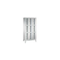 Cp CLASSIC FÃcherschrank, FachhÃ¶he 510 mm, mit FÃ¼ÃŸen, 9 FÃcher, Breite 900 mm - 