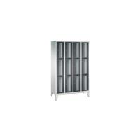 Cp CLASSIC FÃcherschrank, FachhÃ¶he 510 mm, mit FÃ¼ÃŸen, 12 FÃcher, Breite 1190 mm - 