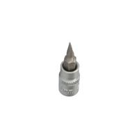 BRILLIANT TOOLS Schraubendrehereinsatz - FLAT - 1/4' - 0,8x4mm - BT020810 - 