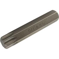 BGS TECHNIC Bit &VerticalLine; L&Atilde;nge 80 mm &VerticalLine; Antrieb Au&Atilde;Ÿensechskant 14 mm &VerticalLine; T-Profil (f&Atilde;&frac14;r Torx) T70