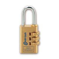 BURG Messing-Hangschloss Combi Lock 80/40 mm - 