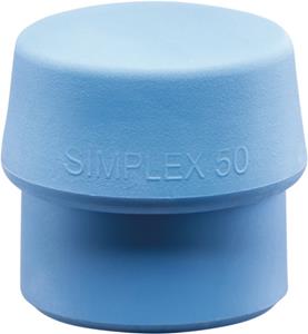 HALDER Ersatzeinsatz TPE-soft Blau, passend fÃ¼r den Simplex Schonhammer 60 mm