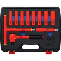 BGS TECHNIC VDE-SteckschlÃ¼ssel-Satz | Antrieb Innenvierkant 12,5 mm (1/2') | SW 10 - 24 mm | 11-tlg.