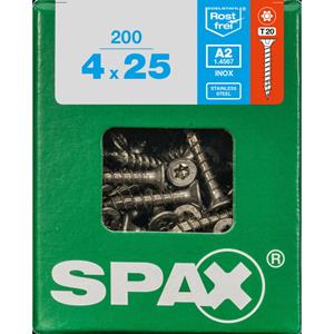 Universalschrauben 4.0 x 25 mm tx 20 - 200 Stk. Holzschrauben - Spax
