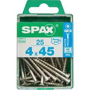 SPAX Universalschrauben 4,0 x 45 mm, 25 StÃ¼ck Holzschrauben