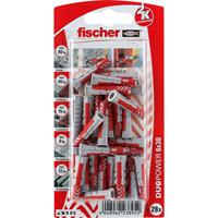Fischer DÃ¼bel Duopower 6,0 x 30 mm, 28 StÃ¼ck DÃ¼bel - 