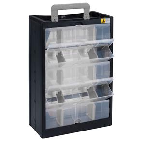 Praxis Allit opbergkast voor kleine onderdelen VarioPlus DrawBox C40 300x465x155mm grijs