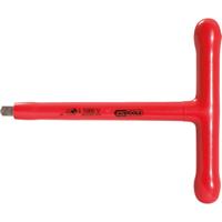 KSTOOLS KS TOOLS 3/8' T-Griff-AufsteckschlÃ¼ssel mit Schutzisolierung, 200mm