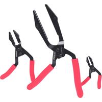 KSTOOLS KS TOOLS Stufenloser Schlauch-Abklemm-Zangen-Satz, abgewinkelt, 3-tlg