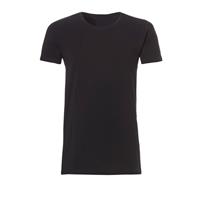 Extra lang katoen - Shirt - Zwart