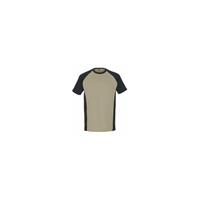 MASCOT - T-Shirt UNIQUE, Hellkhaki/Schwarz,  schwarz