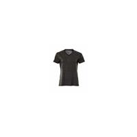 mascot Accelerate T-Shirt, Damenpassform mit feuchtigkeitstransportierendem coolmax pro und V-Ausschnitt Gr. l dunkelanthrazit/schwarz