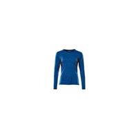 MASCOT - T-Shirt ACCELERATE, Langarm Azurblau meliert/Schwarzblau 18091-810-91010,  schwarzblau
