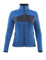 MASCOT - Strickpullover ACCELERATE mit Reißverschluss Azurblau/Schwarzblau 18155-951-91010,  blau/schwarz