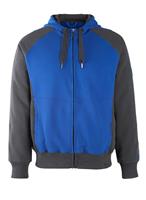 mascot Unique Kapuzensweatshirt wiesbaden 50566 Hoodie Sweatjacke Arbeitsjacke, Farbe: Kornblau/Schwarzblau - 11010, 