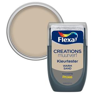 Flexa Creations muurverf tester Warm Sand 30ml