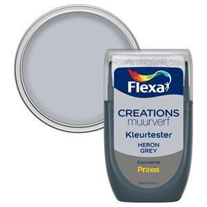 Flexa Creations muurverf tester Heron Grey 30ml