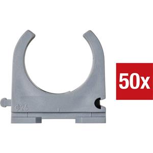 trucomponents TRU COMPONENTS TC-9859376 Klemmschelle EN25 25mm Grau 50St.