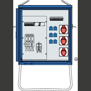 AS Schwabe Bouwstroomverdeler 61842 400 V 63 A