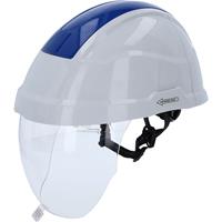 KSTOOLS KS TOOLS Arbeits-Schutzhelm mit Gesichtsschutz, blau