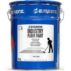 a.m.p.e.r.e Vloermarkeringsverf Industry Floor Paint, inhoud 5 l, wit