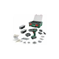 Bosch UniversalImpact 18V | Accuklopboorschroevendraaier | 2 x 1.5 Ah accu + lader | + SystemBox 06039D4103