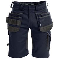 Dassy - Trix Arbeitsshorts mit Stretch und Holstertaschen,  nachtblau/anthrazitgrau