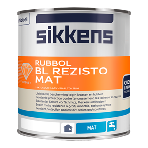 Sikkens rubbol bl rezisto mat wit 1 ltr