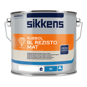 Sikkens rubbol bl rezisto mat wit 2.5 ltr