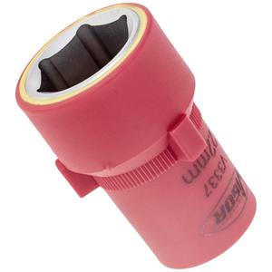 VIGOR VDE Steckschlüsseleinsatz, Vierkant hohl 12,5 mm (1/2"), Außen-Sechskant Profil, 22 mm