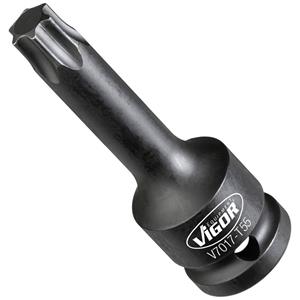 Schlagschrauber Schraubendreher-Einsatz, Vierkant hohl 12,5 mm (1/2'), Innen TORX Profil, T55 - Vigor