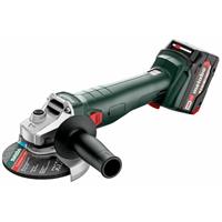 Metabo W 18 L 9-125 Quick 18V Li-Ion Accu-slijper set (2x 5.2Ah) in MetaBox