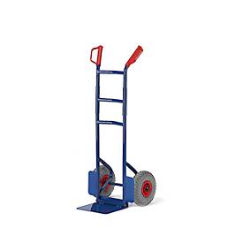 ROLLCART Klapp-Stapelkarre aus Stahlrohr 300mm Schaufelbreite Luft