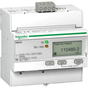 Schneider Electric A9MEM3155 E-teller Digitaal 63 A Conform MID: Ja 1 stuk(s)