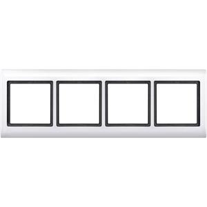 Merten Rahmen Abdeckung Aquadesign Polarweiß 400419