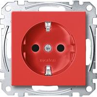 Merten Steckdose System M Rot MEG2300-0306