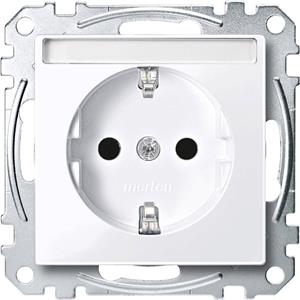 Merten Steckdose System M Weiß MEG2302-0325