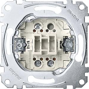 Merten MEG3516-0000 Uitschakelaar, Wisselschakelaar Inzetstuk Schakelmateriaal