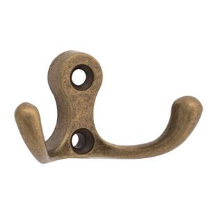 Walteco dubbele haak Romero II zink brons