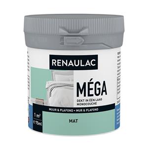 Renaulac Muurverf tester  Mega orde mat 75ml