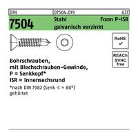 Diverse Bohrschraube DIN 7504 Senkkopf m.Innensechsrund P 6,3 x 32 -T30 Stahl galvanisch verzinkt galvanisch verzinkt / Stahl